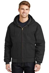 CornerStone J763H Men's Long Sleeve Hoodie Work Jacket - Picture 1 of 5
