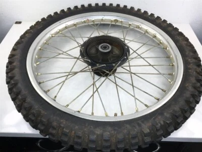 80 Yamaha IT175 IT 175 400 YZ250 OEM llanta delantera buje neumáticos radios Foto 1 de 4