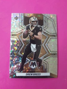 2022 Panini Mosaic No Huddle #144 Drew Brees - New Orleans Saints - Disco Prizm - Bild 1 von 2
