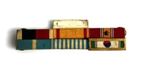 MILITARY WW2 Ribbon Bar Pins - KOREA VIETNAM - Lot of 6 - WORLD WAR - Picture 1 of 5