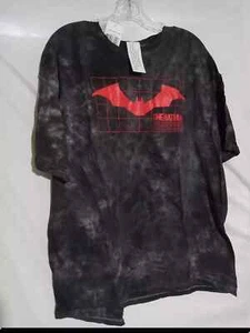 2022 The Batman Movie T-Shirt Size LARGE Black Robert Pattinson DC Comics - Picture 1 of 4