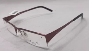 KENNETH COLE NEW YORK EYEGLASSES FRAMES ONLY NEW KC0146 RED HALF RIM 54-18-140 - Picture 1 of 8