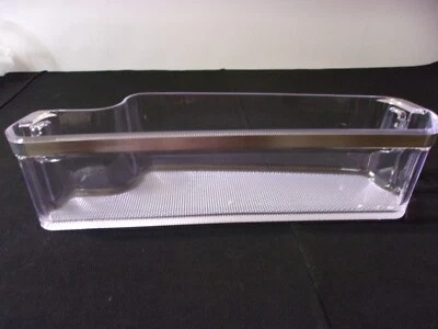 Cubo puerta congelador Samsung Frig izquierda DA63-08282A GUARD-FRE-L transparente con moldura plateada Foto 1 de 4