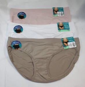 NWT set/3 VANITY FAIR Beyond Comfort 18291 BIKINI PINK TOASTED COCONUT WHITE  XL - Picture 1 of 5