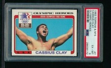 1983 CASSIUS CLAY TOPPS OLYMPIC HEROES #7 M&M’s PSA 6 dead centered undergraded