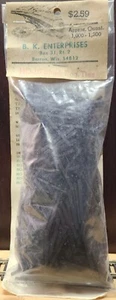 B. K. ENTERPRIZES, HO-15 BLACK REG. TIES, QTY: 1000-1200, NMRA STANDARDS, NOS - Picture 1 of 4