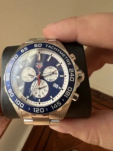 TAG Heuer Formula 1 43mm Blue Dial  Men's Watch - CAZ1018.BA0842- Full Set - Picture 1 of 4