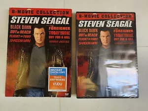 Steven Seagal: 8-Filmsammlung (DVD, 2017, 4-Disc-Set, MIT SLIPCOVER) NEU - Bild 1 von 7