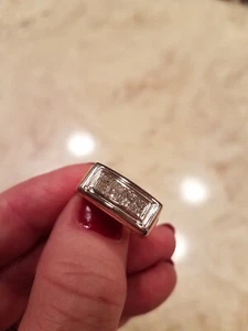 Mens Diamond ring, size 10. - Picture 1 of 4