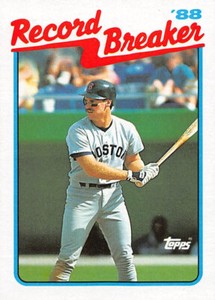 Wade Boggs 1989 Topps Base Baseball card #2 Boston Red Sox