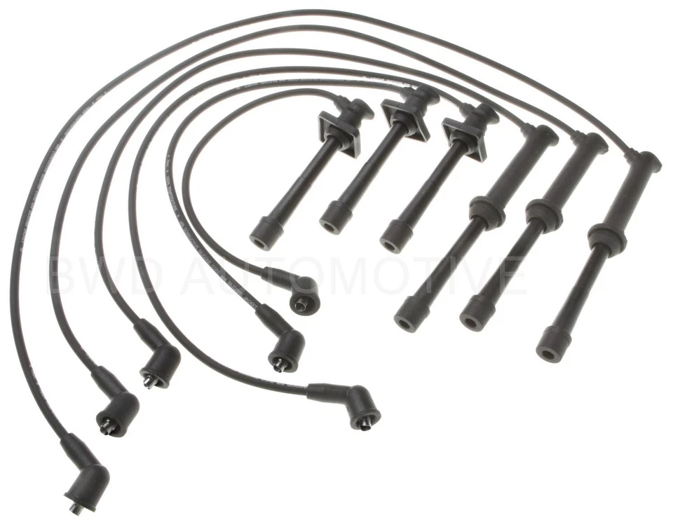 Borg Warner CH76124SP Sure-Spark Custom Fit Spark Plug Ignition Wires 7mm USA - Image 1 of 1