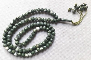 Muslim Tasbih 99 Rosary Beads Islam Prayer dhikr Misbaha with Allah Muhammed - Picture 1 of 5