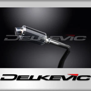 Yamaha YZF750R DS70 9" Carbon Fiber Oval Muffler Exhaust Slip On 94 95 96 97 95 - Foto 1 di 4