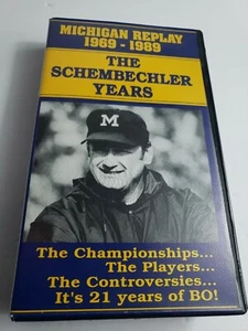 Michigan Replay 1969-1989 - The Bo Schembechler Years (1990, VHS) pre-owned - Bild 1 von 3