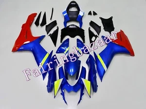 Fit for 2011-2019 GSXR600/750 Blue Red ABS Injection Bodywork Fairing Kit - Picture 1 of 7