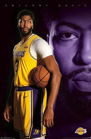 ANTHONY DAVIS - LOS ANGELES LAKERS POSTER - 22x34 - NBA BASKETBALL 18007 Cover