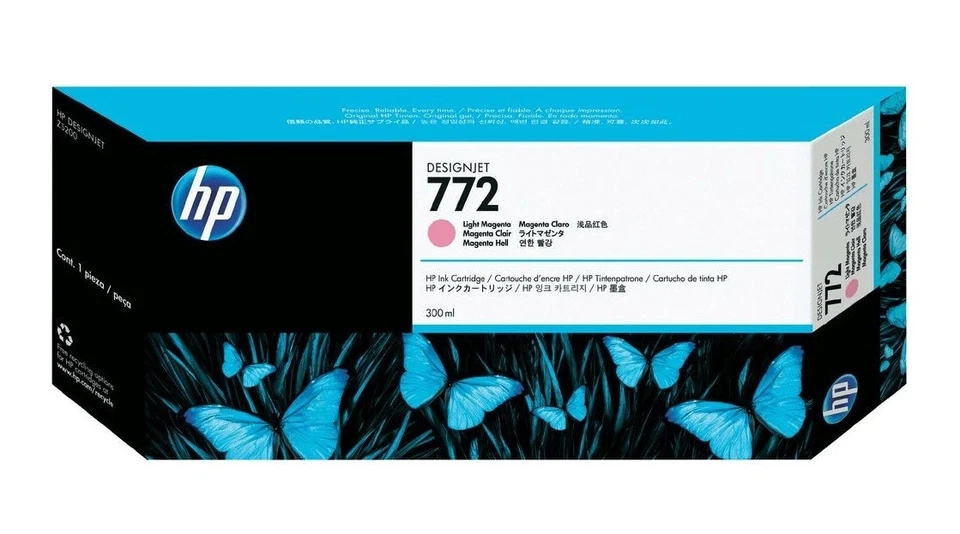 Original HP 772 light magenta 300ml CN631A Designjet Z5200 OVP DATUM 10/2021 - Bild 1 von 1