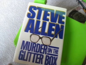 Steve Allen SIGNED Murder on the Glitter Box" Autograph 1989 1st - Imagen 1 de 1