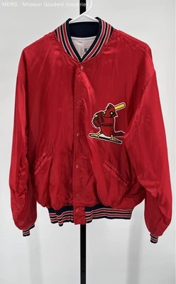 Felco Men's Red St. Louis Cardinals Baseball Jacket Outerwear Size XL - Image 1 of 4