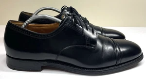 Church's Custom Grade Cap Toe Oxford Lace Up Dress Shoes England 9.5D Black - Picture 1 of 12