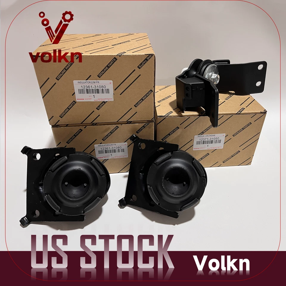 3x Montaje de motor y transmisión genuino para Toyota 4Runner FJ Cruiser 4.0 4x4 EE. UU. Foto 1 de 4