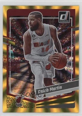 2023-24 Panini Donruss Holo Gold Laser /10 Caleb Martin #182 - Image 1 of 2