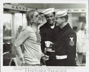 1973 Pressefoto Jack Nicholson, Otis Young, Hal Ashby am Set "The Last Detail" - Bild 1 von 2