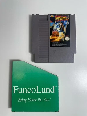 Back to the Future Nintendo NES Authentic Clean Tested w FuncoLand Dust Cover EX - Image 1 of 4