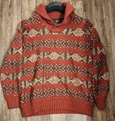 RRL Ralph Lauren Southwest Hand Knit  Cardigan NWOT Large - Image 1 of 3