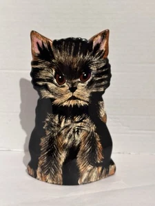 Hunde von Nina Lymar Keramik Vase Übertopf Yorkie Yorkshire Terrier Welpe 8 Zoll - Bild 1 von 10