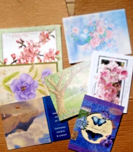 Friendship / Get Well / Religious  Lot of 7 Greeting Cards  w/ Envelopes (413) - Picture 1 of 3