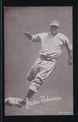 1947-1966 (1950) Exhibits Jackie Robinson - Dodgers - Ex+ - D2527 - Image 1 of 3