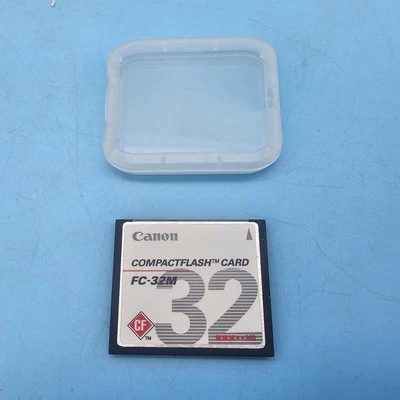Canon Compactflash Card FC-32M 32MB Memory w/ Plastic Case - Image 1 of 4