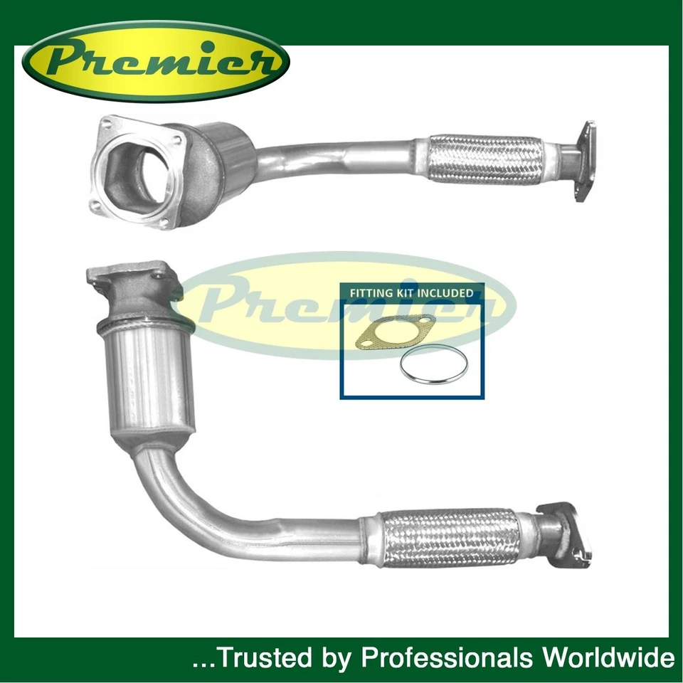 Premier Front Catalytic Converter Kit Fits Ford Escort 1.8 TD #2 4919672 - Image 1 of 4