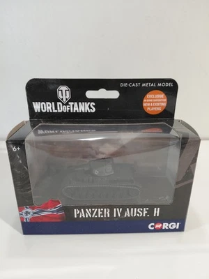 Corgi World of Tanks Die Cast German Panzer Division Panzer IV AUSF. H WWII Tank - Image 1 of 4