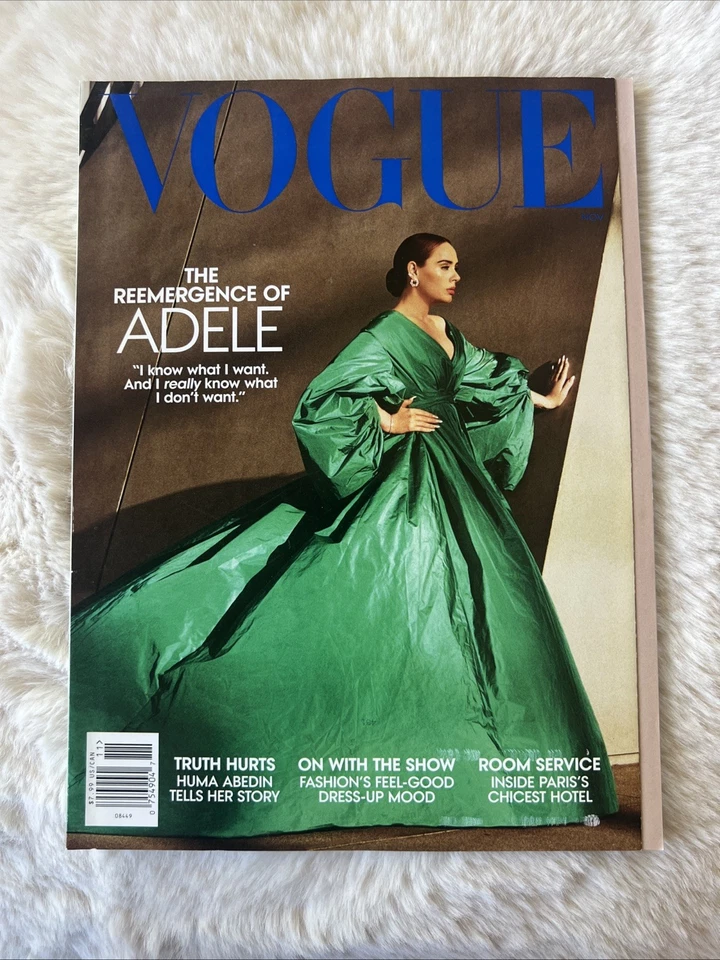 Vogue Magazine USA November 2021 The Reemergence Of Adele - Image 1 of 1