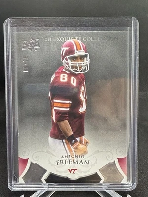 2011 Upper Deck Exquisite Collection/75 Antonio Freeman Virginia Tech Hokies #39 - Image 1 of 2