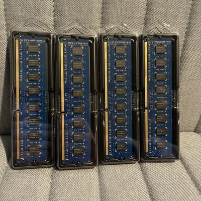 Nanya 8GB (4 x 2GB DIMM 1333 PC3-10600U DDR3 SDRAM Memory (NT2GC64B88B0NF-CG) - Image 1 of 3