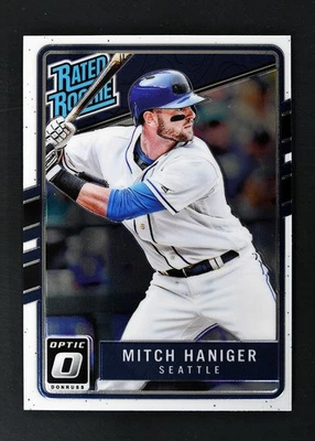 2017 Donruss Optic #64 Mitch Haniger Rookie Seattle Mariners - Image 1 of 2
