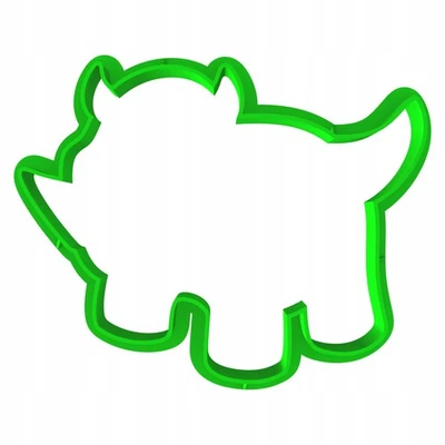 Dinosaurier Ausstecher Triceratops Keksform Backform Plätzchenform Kinder - Bild 1 von 4