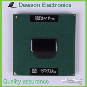 Intel Pentium M 760 Processor 2.0 GHz/2M/533 MHz (SL7SM) Socket M / PGA478C CPU - Picture 1 of 1