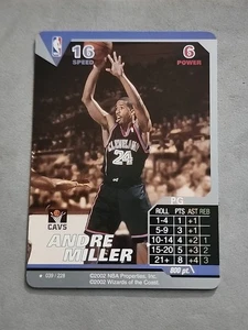 WOTC NBA SHOWDOWN 2002 ANDRE MILLER BASE SET RARE STAR CARD #39 - Picture 1 of 2