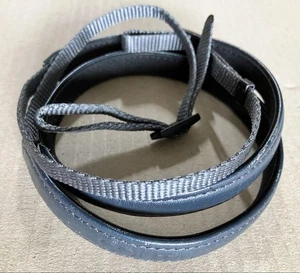 CONTAX Gray Synthetic Leather Nylon Camera Strap for G Series - No Ring Side - Picture 1 of 3