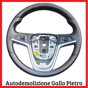Volante sterzo nero in pelle multifunzione OPEL mokka/mokka x 2016 j13 1.6 cdti - Foto 1 di 3