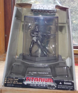 STARWARS CLONE TROOPER TITANIUM SERIES DIECAST FIGUR GALOOB - Bild 1 von 4