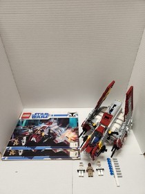 LEGO Star Wars Republic Attack Shuttle 8019 99.9% Complete w/Box & Minifigures