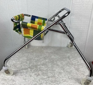 Vintage Cosco Lauflernwagen Kinderwagen mit Rollen Metall 60er 70er Jahre - Bild 1 von 18