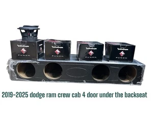 4 Subwoofer Rockford Fosgate Punch P2D4-8 W Vintage Box Dodge Ram 2019-2025 - Picture 1 of 7