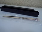 ALBO neoklassizistisch Saturnknauf Brieföffner 18 cm Echtsilber 925er TOP neu !