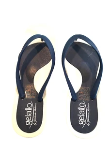 Chanclas Gelato para mujer 8/9 nuevas en caja azul marino y blanco entre la puntera goma - Imagen 1 de 5